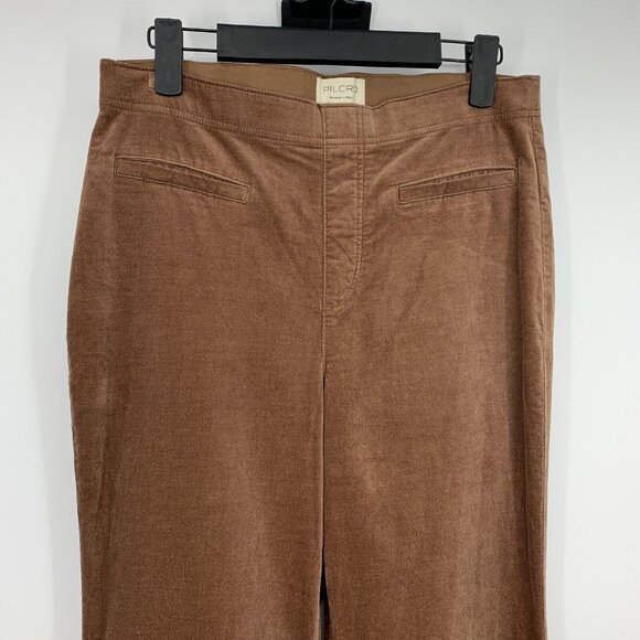 Anthropologie Pilcro and the Letterpress Pants Velvet Retro Flare Pull On - Picture 5 of 11